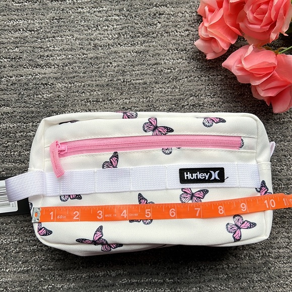Hurley Butterfly Pouch Clutch with Zipper Top - Picture 4 of 7